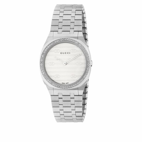 Gucci YA163503 25H Ladies Quartz Watch