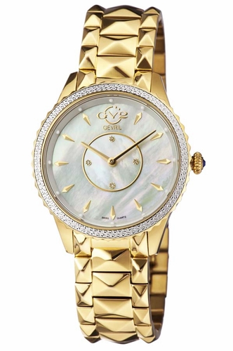 GV2 by Gevril 11702-525 Siena Ladies Quartz Watch