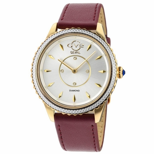 GV2 by Gevril 11702-525V Siena Vegan Ladies Quartz Watch