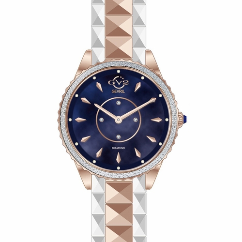 GV2 by Gevril 11705-425 Siena Ladies Quartz Watch