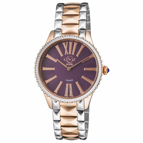 GV2 by Gevril 11723 Siena Ladies Quartz Watch