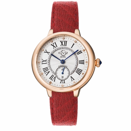 GV2 by Gevril 12201-V1 Rome Vegan Ladies Quartz Watch