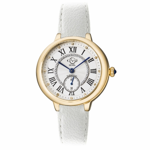 GV2 by Gevril 12202-V1 Rome Vegan Ladies Quartz Watch