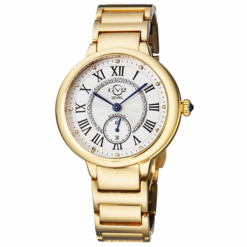 GV2 by Gevril 12202B Rome Ladies Quartz Watch