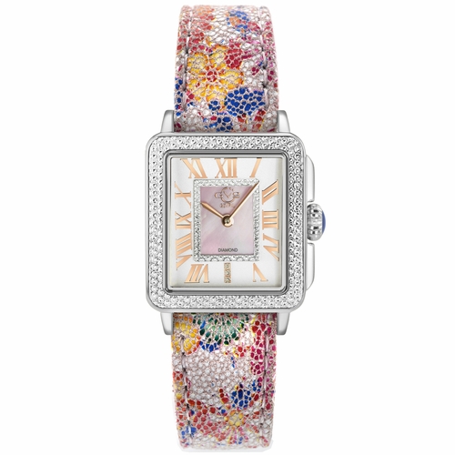 GV2 by Gevril 12302F Padova Floral Ladies Quartz Watch