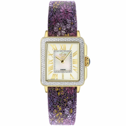 GV2 by Gevril 12305F Padova Floral Ladies Quartz Watch