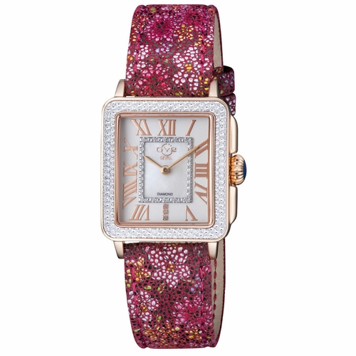 GV2 by Gevril 12316F Padova Floral Ladies Quartz Watch