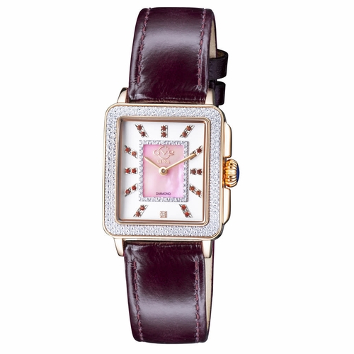 GV2 by Gevril 12336 Padova Gemstone Ladies Quartz Watch