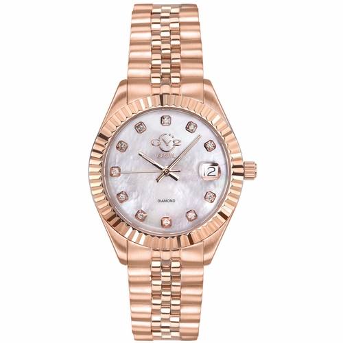 GV2 by Gevril 12403 Naples Ladies Quartz Watch