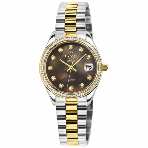 GV2 by Gevril 12421B Turin Ladies Quartz Watch
