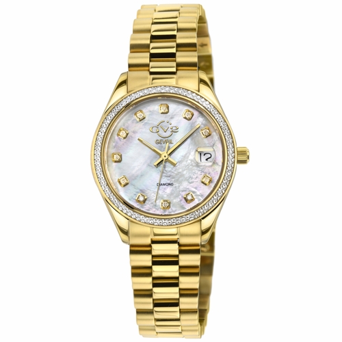GV2 by Gevril 12422B Turin Ladies Quartz Watch