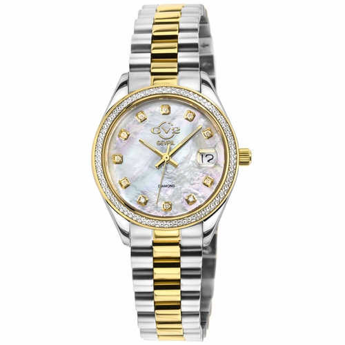GV2 by Gevril 12424B Turin Ladies Quartz Watch