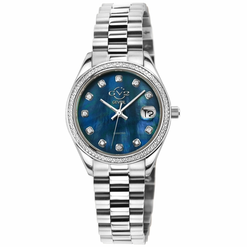GV2 by Gevril 12429B Turin Ladies Quartz Watch