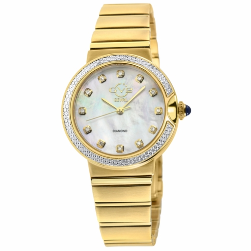 GV2 by Gevril 12442B Sorrento Ladies Quartz Watch