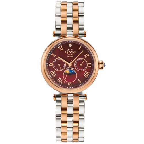 GV2 by Gevril 12501B Florence Ladies Quartz Watch