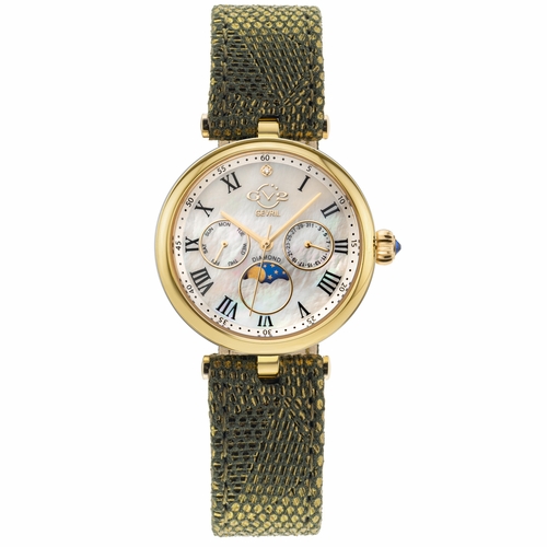 GV2 by Gevril 12503 Florence Ladies Quartz Watch