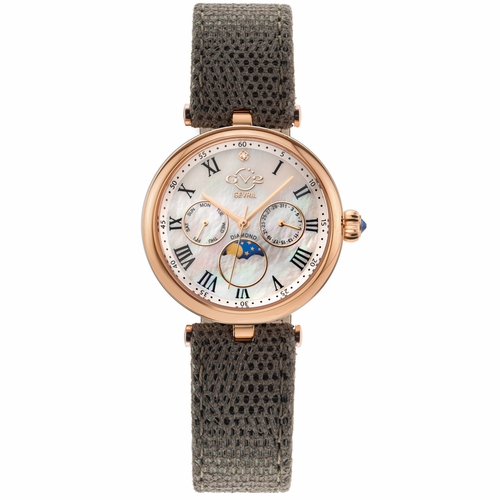 GV2 by Gevril 12504 Florence Ladies Quartz Watch