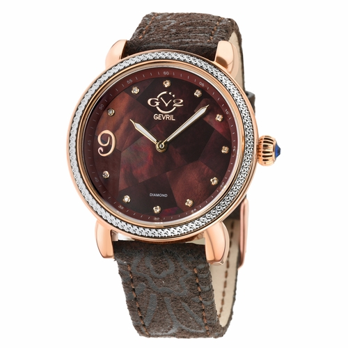 GV2 by Gevril 12604F Ravenna Floral Ladies Quartz Watch