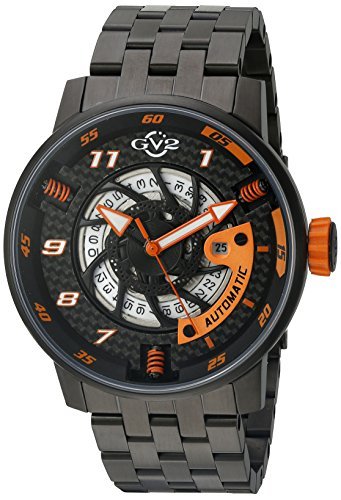 GV2 by Gevril 1304B Motorcycle Mens Automatic Watch