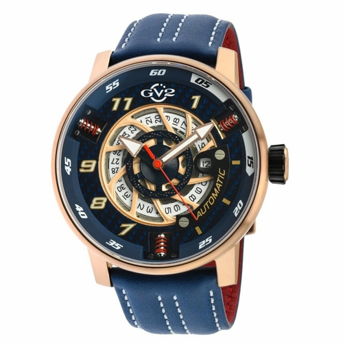GV2 by Gevril 1310 Motorcycle Mens Automatic Watch