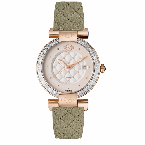 GV2 by Gevril 1502-V8 Berletta Vegan Ladies Quartz Watch