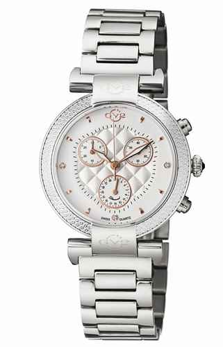 GV2 by Gevril 1550 Berletta Ladies Chronograph Quartz Watch