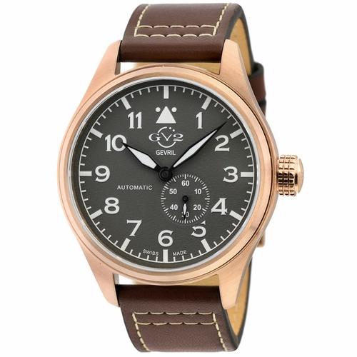 GV2 by Gevril 18004 Aeronautica Mens Automatic Watch