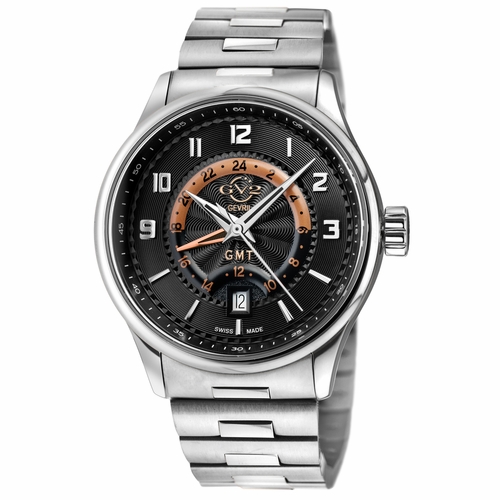 GV2 by Gevril 42300B Giromondo Mens Quartz Watch
