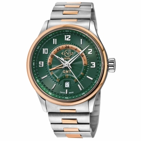 GV2 by Gevril 42304B Giromondo Mens Quartz Watch