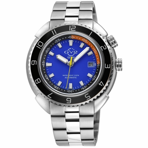 GV2 by Gevril 42401 Squalo Mens Chronograph Automatic Watch