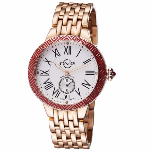 GV2 by Gevril 9121B Astor Enamel Ladies Quartz Watch