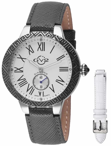 GV2 by Gevril 9124 Astor Enamel Ladies Quartz Watch