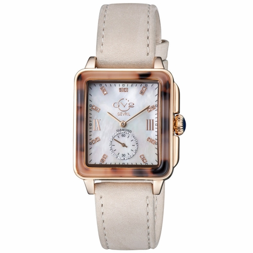 GV2 by Gevril 9242 Bari Tortoise Ladies Quartz Watch