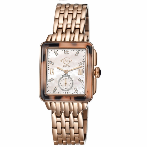 GV2 by Gevril 9245B Bari Tortoise Ladies Quartz Watch