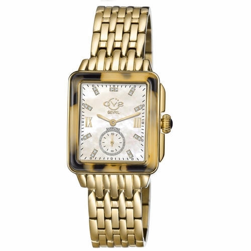 GV2 by Gevril 9246B Bari Tortoise Ladies Quartz Watch