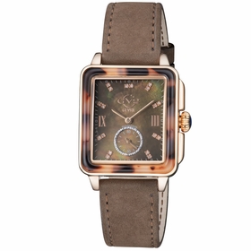 GV2 by Gevril 9249.5 Bari Tortoise Ladies Quartz Watch