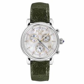 GV2 by Gevril 9843.6 Marsala Sparkle Ladies Chronograph Quartz Watch