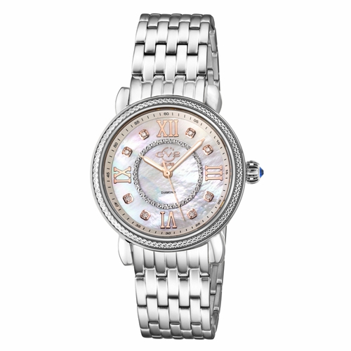 GV2 by Gevril 9860B Marsala Ladies Quartz Watch
