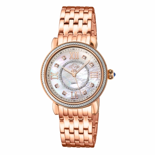 GV2 by Gevril 9863B Marsala Ladies Quartz Watch