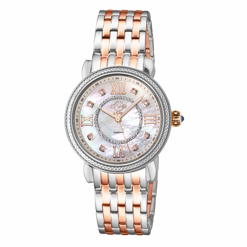GV2 by Gevril 9865B Marsala Ladies Quartz Watch