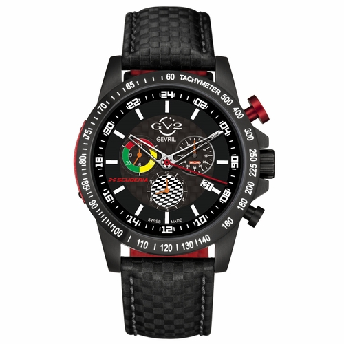 GV2 by Gevril 9910 Scuderia Mens Chronograph Quartz Watch