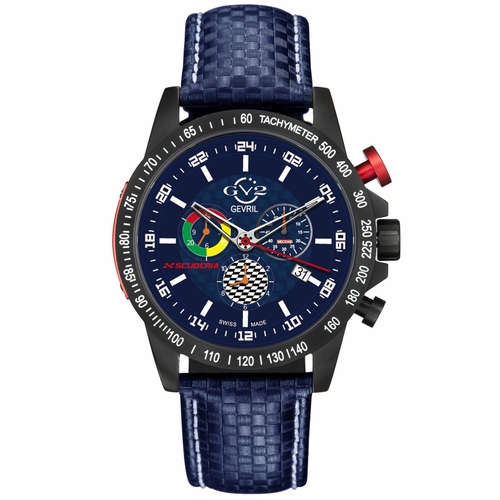 GV2 by Gevril 9911 Scuderia Mens Chronograph Quartz Watch