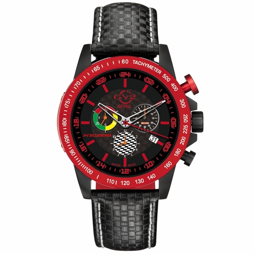 GV2 by Gevril 9916 Scuderia Mens Chronograph Quartz Watch
