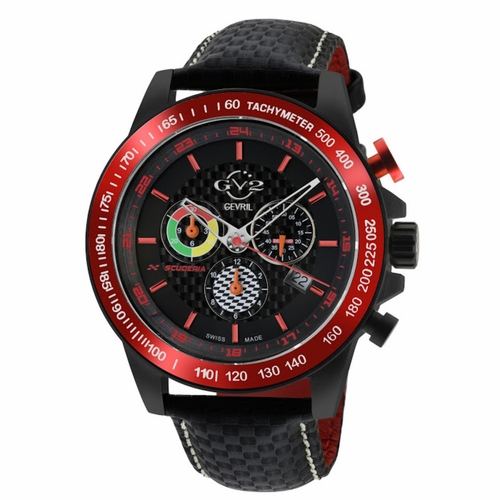 GV2 by Gevril 9925 Scuderia Mens Chronograph Quartz Watch