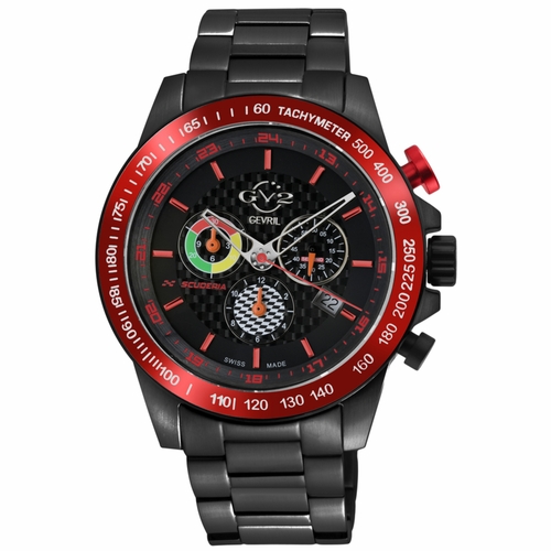 GV2 by Gevril 9925B Scuderia Mens Chronograph Quartz Watch