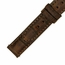 Hadley Roma 14 MM Matte Brown Crocodile Leather Strap