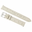 Hadley Roma 14 MM Winter White Ostrich Leather Strap