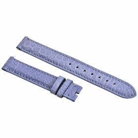 Hadley Roma 14MM Light Blue Alligator Leather Strap Hadley Roma 14MM Light Blue Alligator Leather Strap