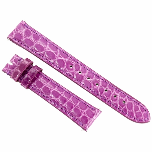 Hadley Roma 16 MM Purple Alligator Leather Strap
