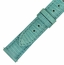 Hadley Roma 16 MM Shiny Sky Blue Lizard Leather Strap